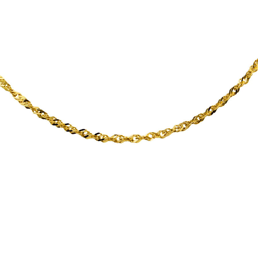 9ct Gold 1.8g 18 inch Singapore Chain